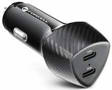 Autolaadija Forcell CC50-2C, 2 x USB-C, 40 W, must