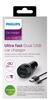 Autolaadija Philips DLP2357U, 2 x USB-A, 3.1 A, must