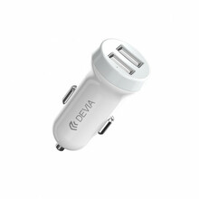 Autolaadija Devia Smart Series 120EA2310001, 2 x USB, 5 V, 3.1 A, valge