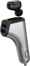 Autolaadija Platinet PLCRBT2, 2 x USB, 3.1 A, hall/must