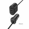 Autolaadija HOCO Z35, 3 x USB, 18 W, must