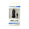 Autolaadija Beline BELI0001, 1 x USB, 1 A, lightning, must