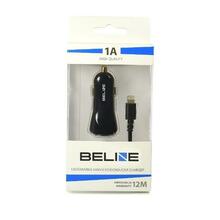 Autolaadija Beline BELI0001, 1 x USB, 1 A, lightning, must