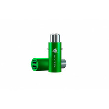 Autolaadija Navitel UC323, 2 x USB, 5 V, roheline