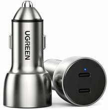 Autolaadija Ugreen CD213 70594, 2 x USB-C, 36 W, hall