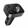 FM-saatja Baseus S-09 Pro, Bluetooth 5.3, 2 x USB + USB-C, must