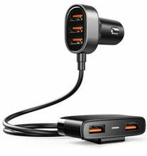 Autolaadija Joyroom JR-CL03, 5 x USB, 6.2 A, must