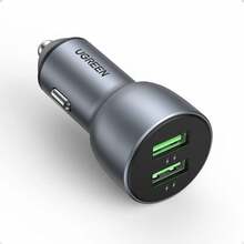 Autolaadija Ugreen CD213, 2 x USB, 36 W, hall