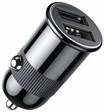 Autolaadija Joyroom C-A06, 2 x USB, 3.1 A, must