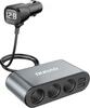 Autolaadija Dudao R1Pro, 2 x USB, 60 W, must