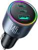 Autolaadija Joyroom JR-CCN07, 2 x USB-C, USB-A, 145 W, koos 100 W USB-C kaabliga, tumehall