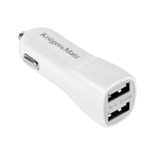 Autolaadija Kruger Matz, 2 x USB, 2400 mA