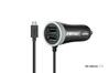 Autolaadija Amio PCH PRO-01, 2 x USB, 2.4 A, 12-24 V, must