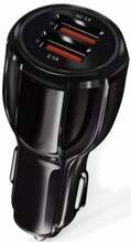 Autolaadija Vakoss TP-3273UK, 2 x USB, 5.2 A, must