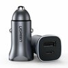 Autolaadija Ugreen CD130, USB-C/USB-A, 30 W, hall