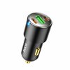 Autolaadija Hoco NZ6 PD45W, 2 x Type-C, 1 x USB-A, 45 W, must