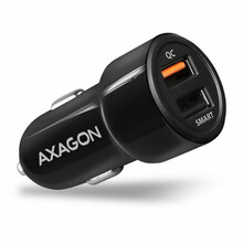 Autolaadija Axagon PWC-QC5, 2 x USB, 31.5 W, must/oranž