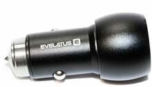 Autolaadija Evelatus EC7DC01, 2 x USB, 3.1 A, must