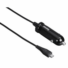Autolaadija Hama 00093779, Micro USB, 2.4 A, must