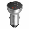 Autolaadija Baseus CCBX-0S, 2 x USB, 4.8 A, 24 W, hõbe