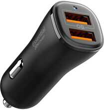 Autolaadija Spigen Essential EV302, 2 x USB-A, 30 W, must