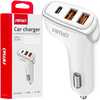 Autolaadija Amio AMIO-03886, 2 x USB-A + USB-C, 38 W
