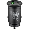 Autolaadija Goobay USB/USB-C, PD, 27 W, must