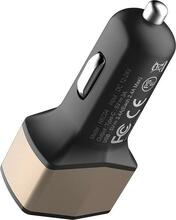 Autolaadija Nillkin Celerity, 2 x USB-A + 1 x USB-C, 32 W, kuldne
