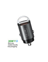 Autolaadija Remax Tanya Series RCC110, 30 W, must/tumehall