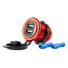 Autolaadija Amio 12V, 2 x USB