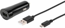 Autolaadija Vivanco 60022, Micro USB/USB, 2.4 A, 1.2 m