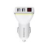 Autolaadija Borofone BFO-BZ11-W, 2 x USB, valge