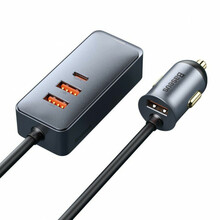 Autolaadija Baseus Share Together CCBT-B0G, 3 x USB, USB-C, 120 W, hall