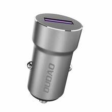 Autolaadija Dudao R4Pro, 2 x USB/QC 3.0/VOOC, 22.5 W, hõbe