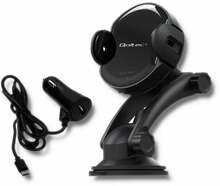 Induktsiooniga autolaadija Qoltec 51219, 15 W, QC3.0, USB-C, must