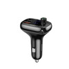 Autolaadija Baseus T Typed S-13, 2 x USB, USB-C, 36 W, must