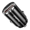 Autolaadija Choetech TC0006, 1 x USB-A, 1 x USB-C, 30 W, must