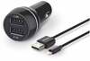 Autolaadija Philips DLP2357V/10, 2 x USB, 15.5 W, must