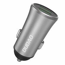 Autolaadija Dudao R6S, 3.4 A, 2 x USB, hõbe