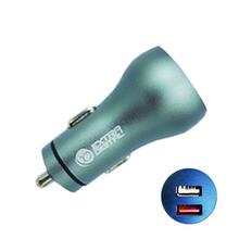 Autolaadija Extra Digital SC230228, USB 2.0/USB 3.0, 30 W, roheline