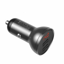 Autolaadija Baseus CCBX-0G, 2 x USB, 4.8 A, 24 W, hall