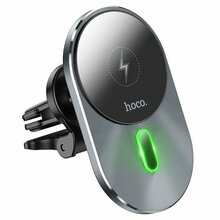 Juhtmevaba autolaadija-hoidik HOCO CA91, MagSafe, 15 W, must