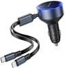 Autolaadija Vention FFOB0, USB-C, 30 W, USB-C/Lightning kaabel