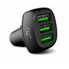 Autolaadija Green Cell PowerRide, 3 x USB, 54 W, must