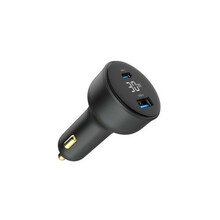 Autolaadija Gembird, 2 x USB, 30 W, must