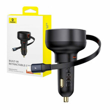 Autolaadija Baseus Enjoyment Pro CCTXP-UCL, USB-C/Lightning, 55 W, must