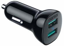 Autolaadija Choetech C0051, 2 x USB, 36 W, must