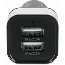 Autolaadija Technisat Dual, 2 x USB, 18 W, must