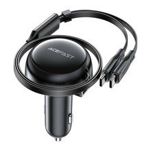 Autolaadija Acefast B13, 2 x USB-C, 53 W, must