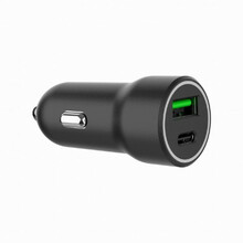 Autolaadija Gembird TA-UC-A2PDQC20-CAR-01, 2 x USB